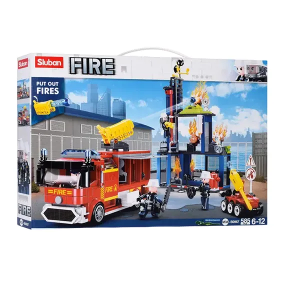 КОНСТРУКТОР SLUBAN B0967 "ЦЕНТР ПОДГОТОВКИ ПОЖАРНЫХ", 6+
