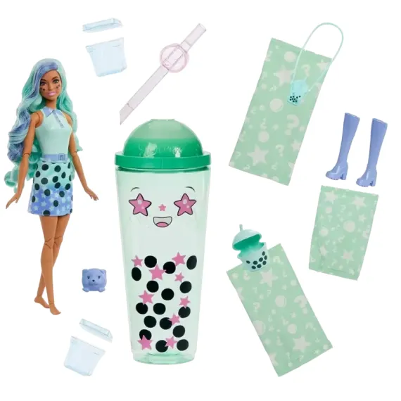 КУКЛА BARBIE "ЗЕЛЕНЫЙ ЧАЙ", BUBBLE TEA СЕРИЯ