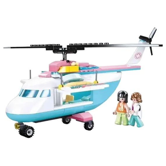 КОНСТРУКТОР SLUBAN B0798 "ВЕРТОЛЕТ СКОРОЙ ПОМОЩИ", 6+