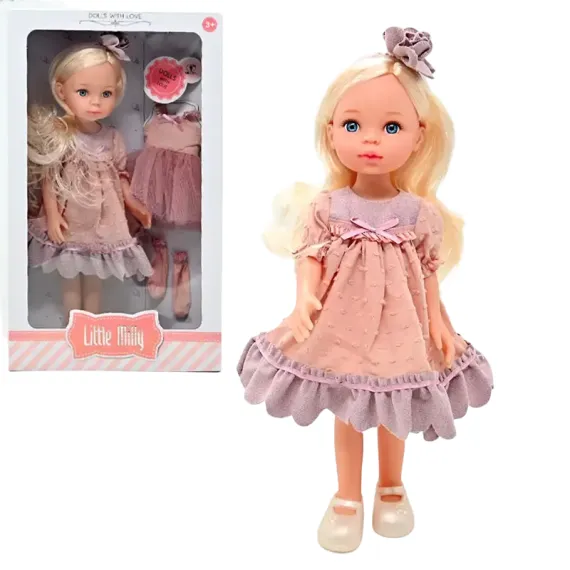 КУКЛА ESSA TOYS "МАЛЕНЬКАЯ МИЛЛИ В РОЗОВОМ ПЛАТЬЕ
