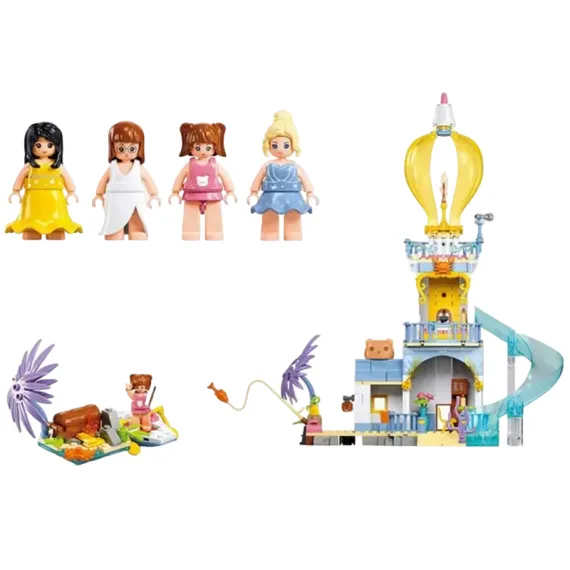 КОНСТРУКТОР SLUBAN B1174 "ЗАМОК С ГОРКОЙ", 6+