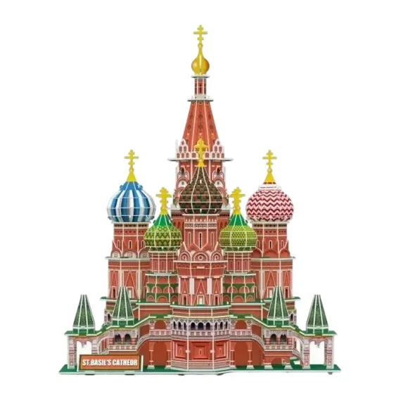 ПАЗЛ 3D CUBICFUN "СОБОР ВАСИЛИЯ БЛАЖЕННОГО", 6+