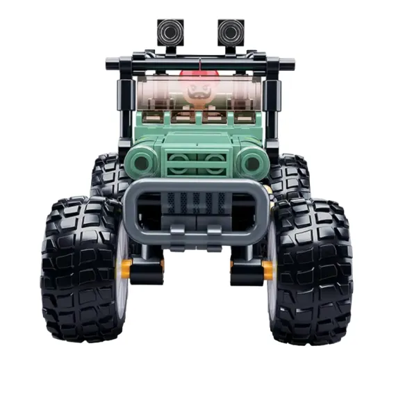 КОНСТРУКТОР SLUBAN B1106 "ЗЕЛЕНЫЙ ВНЕДОРОЖНИК", 6+