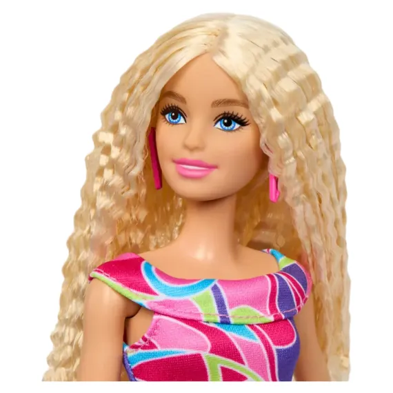 КУКЛА BARBIE "МОДНИЦА В ЯРКОМ ПЛАТЬЕ"