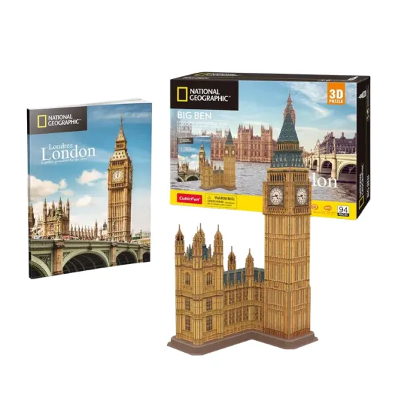 ПАЗЛ 3D CUBICFUN "БИГ БЕН", 8+