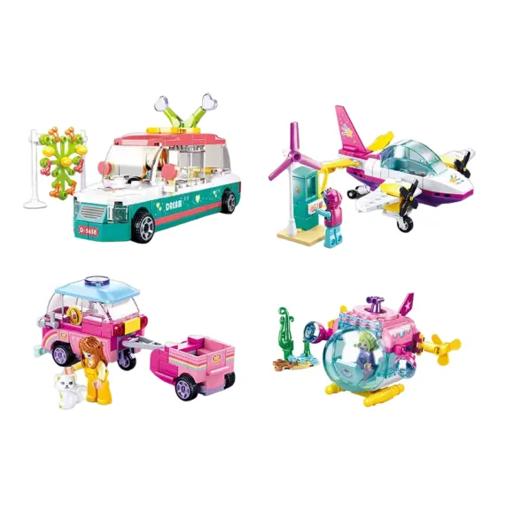 КОНСТРУКТОР SLUBAN "ТРАНСПОРТ", 6+