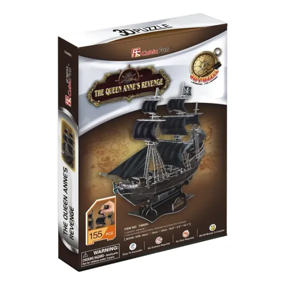 ПАЗЛ 3D CUBICFUN "МЕСТЬ КОРОЛЕВЫ АННЫ", 8+