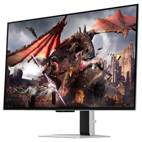 31,5" ИГРОВОЙ МОНИТОР SAMSUNG S32DG800, OLED 3840X2160 4K UHD, ЧЁРНЫЙ | СЕРЕБРИСТЫЙ