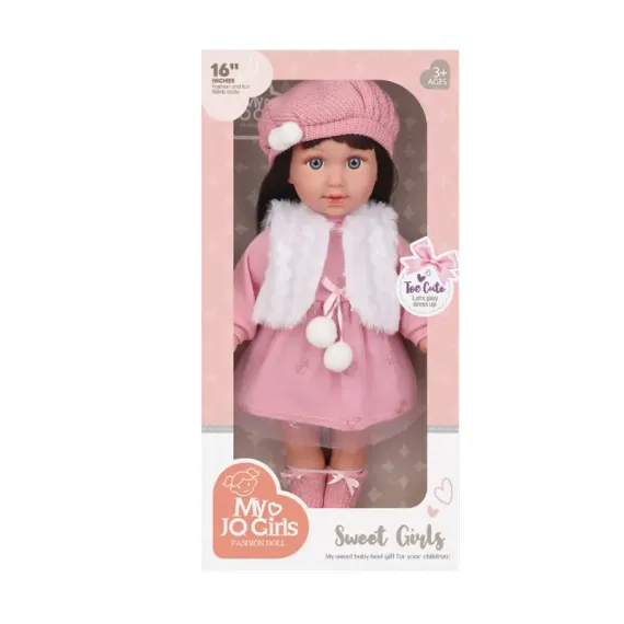 КУКЛА ESSA TOYS "MY JQ GIRLS В РОЗОВОМ ПЛАТЬЕ"