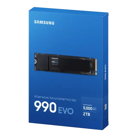 НАКОПИТЕЛЬ SSD SAMSUNG 990 EVO MZ-V9E2T0BW, 2048ГБ, MZ-V9E2T0BW