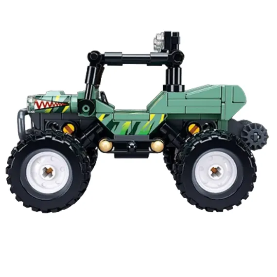 КОНСТРУКТОР SLUBAN B1106 "ЗЕЛЕНЫЙ ВНЕДОРОЖНИК", 6+