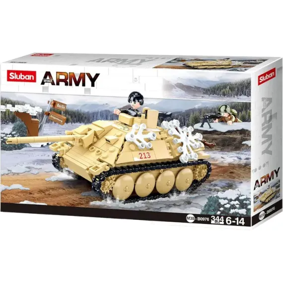 КОНСТРУКТОР SLUBAN B0976 "ОХОТНИК ЗА ТАНКАМИ", 6+