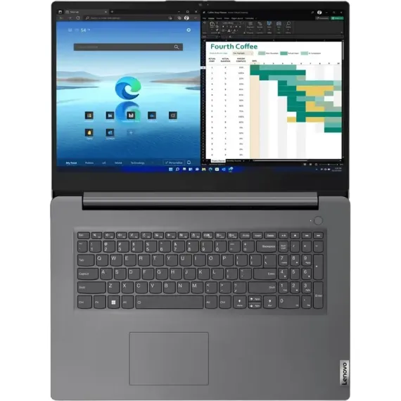 НОУТБУК ДЛЯ БИЗНЕСА 17,3" LENOVO V17 G4 IRU, IRON GREY, INTEL CORE I7-1355U, 16ГБ/512ГБ, БЕЗ ОС