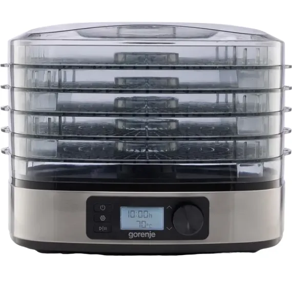 СУШИЛКА ДЛЯ ФРУКТОВ GORENJE FDK500DE, НЕРЖАВЕЮЩАЯ СТАЛЬ