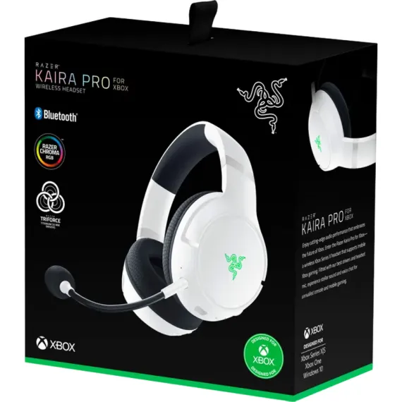 ИГРОВАЯ ГАРНИТУРА RAZER KAIRA PRO FOR XBOX, БЕСПРОВОДНОЙ, БЕЛЫЙ