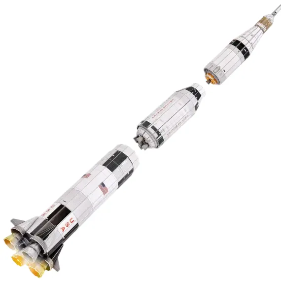 ПАЗЛ 3D CUBICFUN "РАКЕТА АПОЛЛОН САТУРН V", 8+