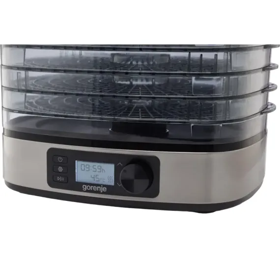 СУШИЛКА ДЛЯ ФРУКТОВ GORENJE FDK500DE, НЕРЖАВЕЮЩАЯ СТАЛЬ