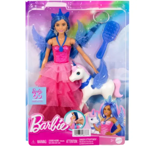 ИГРОВОЙ НАБОР BARBIE "БАРБИ С ЕДИНОРОГОМ", С АКСЕССУАРАМИ