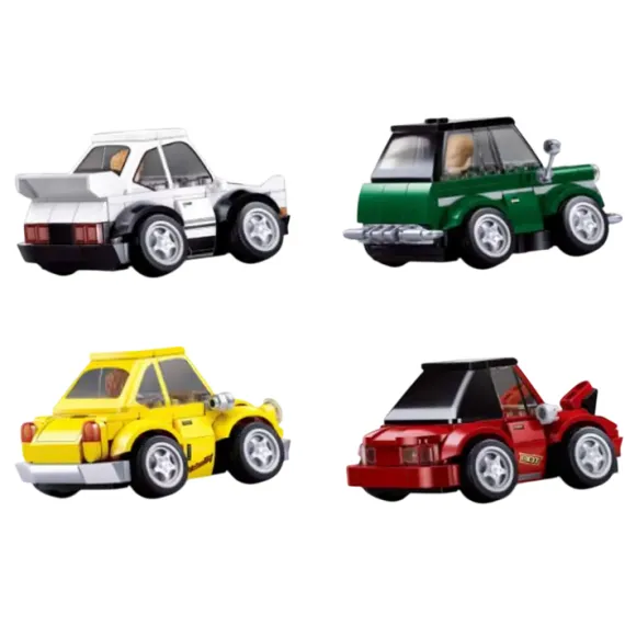 НАБОР КОНСТРУКТОРА SLUBAN "МАШИНА НА КАЖДЫЙ ДЕНЬ", 4 МОДЕЛИ В АССОРТИМЕНТЕ