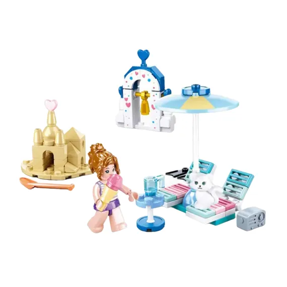 КОНСТРУКТОР SLUBAN B0862 "РАЙСКИЙ ПЛЯЖ", 6+