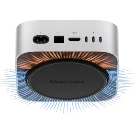 НАСТОЛЬНЫЙ ПК APPLE MAC MINI A3238, MAC MINI, M4 WITH 10-CORE CPU AND 10-CORE GPU, 16ГБ/512ГБ, M4 10-CORE GPU, MACOS SEQUOIA