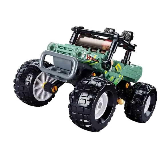 КОНСТРУКТОР SLUBAN B1106 "ЗЕЛЕНЫЙ ВНЕДОРОЖНИК", 6+