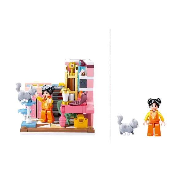 КОНСТРУКТОР SLUBAN B1016D "СПАЛЬНЯ", 8+