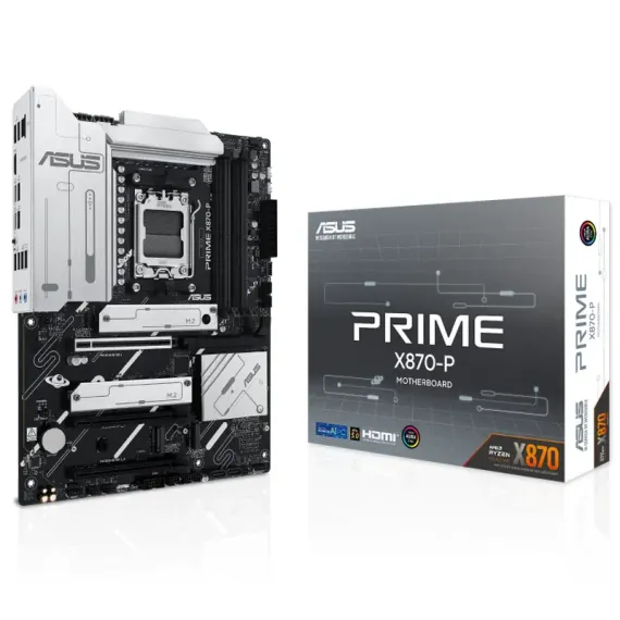 МАТЕРИНСКАЯ ПЛАТА ASUS PRIME X870-P, AM5, AMD X870, ATX