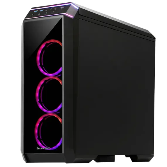 КОМПЬЮТЕРНЫЙ КОРПУС CHIEFTEC STALLION II, MIDI-TOWER, БЕЗ БЛОКА ПИТАНИЯ, ЧЁРНЫЙ