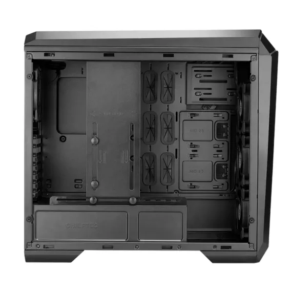 КОМПЬЮТЕРНЫЙ КОРПУС CHIEFTEC STALLION II, MIDI-TOWER, БЕЗ БЛОКА ПИТАНИЯ, ЧЁРНЫЙ