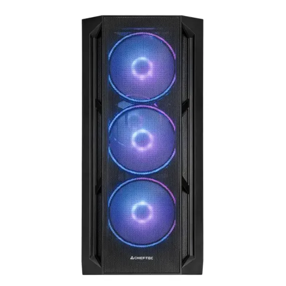 КОМПЬЮТЕРНЫЙ КОРПУС CHIEFTEC APEX LUMO, MIDI-TOWER, БЕЗ БЛОКА ПИТАНИЯ, ЧЁРНЫЙ