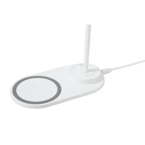 НАСТОЛЬНАЯ ЛАМПА GEMBIRD EYE LAMP С БЕСПРОВОДНОЙ ЗАРЯДКОЙ, БЕЛЫЙ