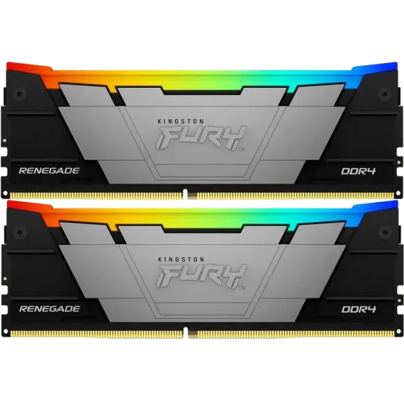 ОПЕРАТИВНАЯ ПАМЯТЬ KINGSTON FURY RENEGADE RGB, DDR4 SDRAM, 3600 МГЦ, 16ГБ, KF436C16RB2AK2/16