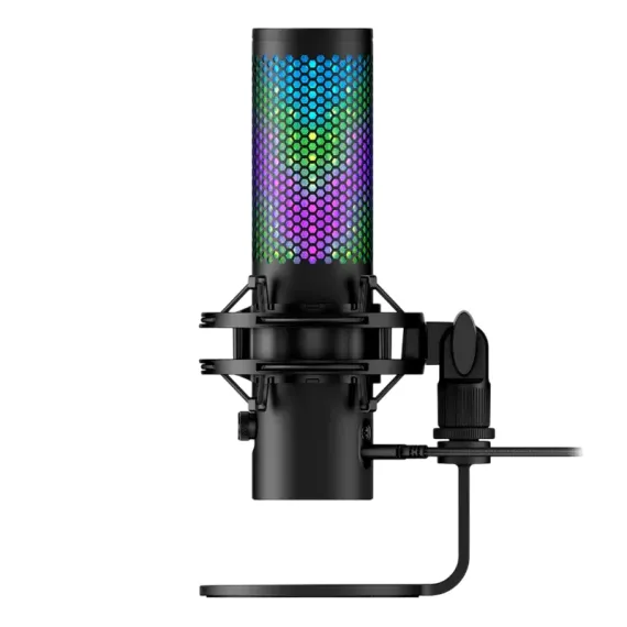 ИГРОВОЙ МИКРОФОН HYPERX QUADCAST 2S, ПРОВОДНОЙ АНАЛОГОВЫЙ, ЧЁРНЫЙ