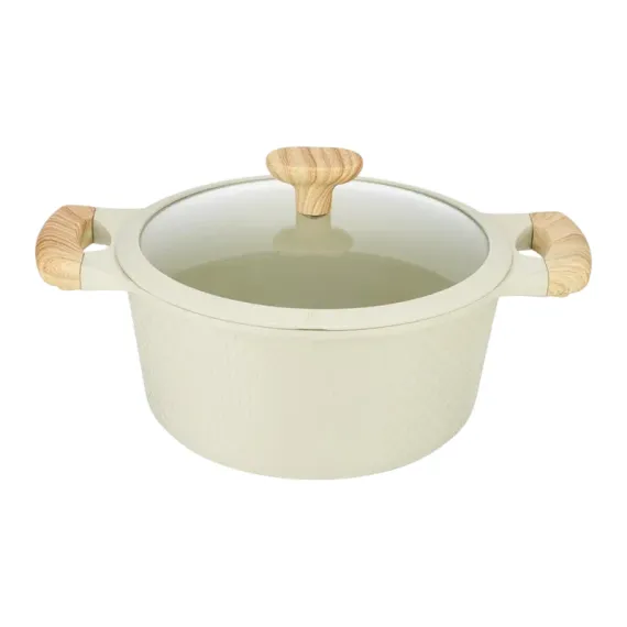 КАСТРЮЛЯ RESTO 93803, 4,2Л, 24СМ, БЕЖЕВЫЙ