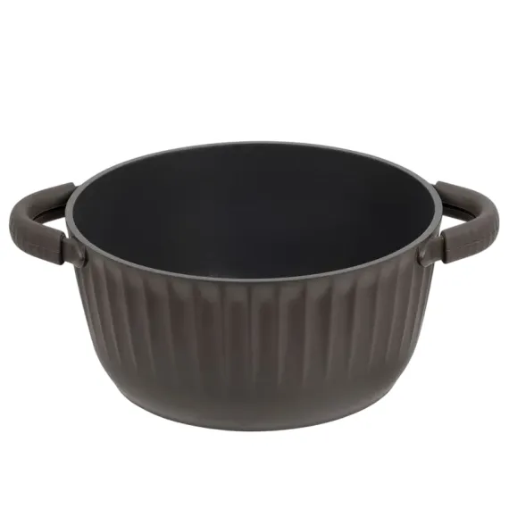 КАСТРЮЛЯ RESTO 94005, 6.8Л, КОРИЧНЕВЫЙ