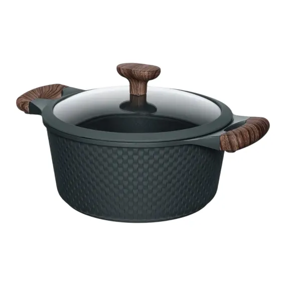 КАСТРЮЛЯ RESTO 93903, 4,2Л, 24СМ, ЧЁРНЫЙ