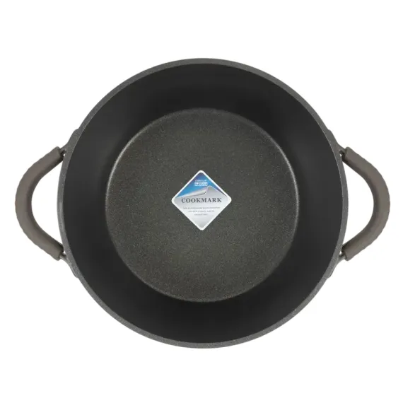 КАСТРЮЛЯ RESTO 94005, 6.8Л, КОРИЧНЕВЫЙ