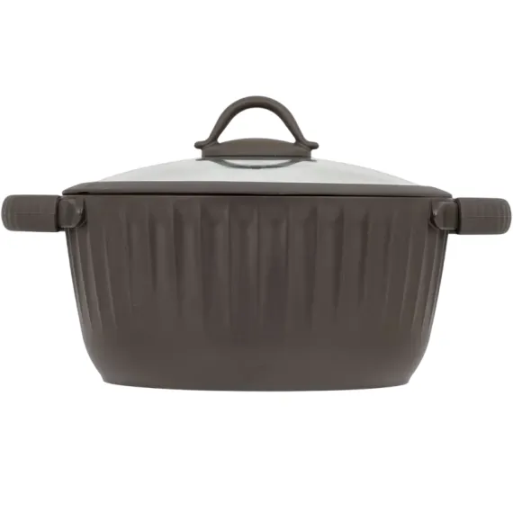 КАСТРЮЛЯ RESTO 94005, 6.8Л, КОРИЧНЕВЫЙ