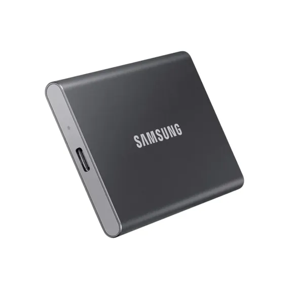 ВНЕШНИЙ ПОРТАТИВНЫЙ SSD НАКОПИТЕЛЬ SAMSUNG T7, 4 ТБ, TITAN GRAY (MU-PC4T0T/WW)