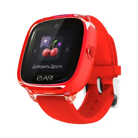 ДЕТСКИЕ ЧАСЫ ELARI KIDPHONE FRESH 4G, 35ММ, КРАСНЫЙ