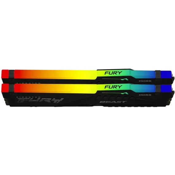 ОПЕРАТИВНАЯ ПАМЯТЬ KINGSTON FURY BEAST RGB, DDR5 SDRAM, 5600 МГЦ, 16ГБ, KF556C36BBEAK2-16
