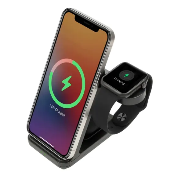 БЕСПРОВОДНАЯ ЗАРЯДКА RIVACASE VA4916 WH3, 15ВТ, ЧЁРНЫЙ