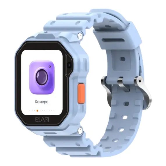 ДЕТСКИЕ ЧАСЫ ELARI KIDPHONE TECHNO 4G, 44ММ, СИНИЙ