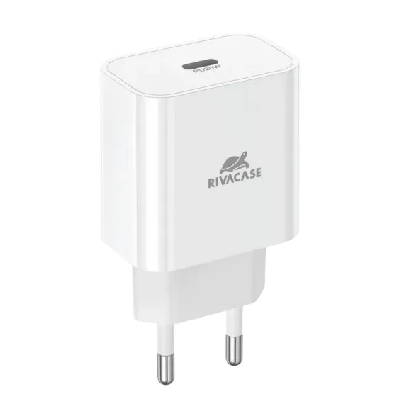 ЗАРЯДНОЕ УСТРОЙСТВО RIVACASE PS4101 W00, 20ВТ, БЕЛЫЙ