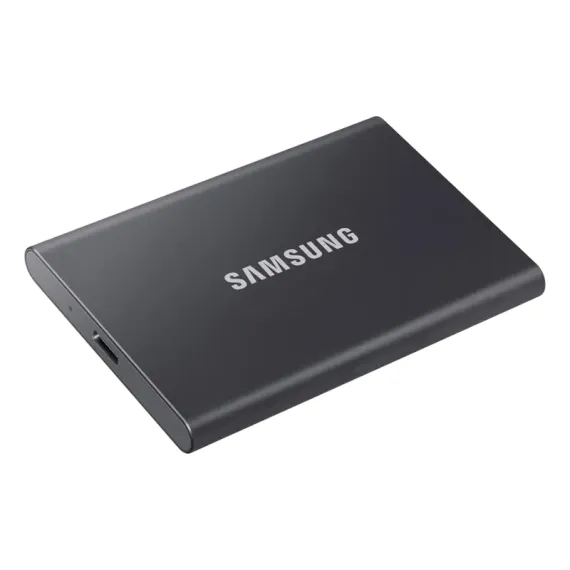 ВНЕШНИЙ ПОРТАТИВНЫЙ SSD НАКОПИТЕЛЬ SAMSUNG T7, 4 ТБ, TITAN GRAY (MU-PC4T0T/WW)