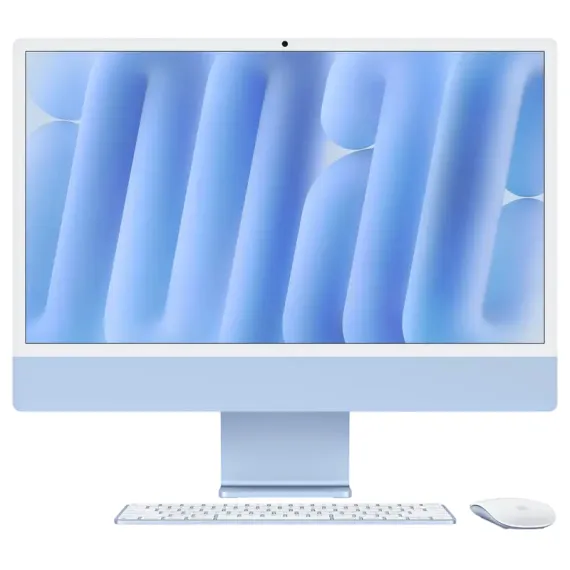 МОНОБЛОК APPLE IMAC A3137, 24", M4 WITH 10-CORE CPU AND 10-CORE GPU, 24ГБ/512ГБ, MACOS SEQUOIA, СИНИЙ