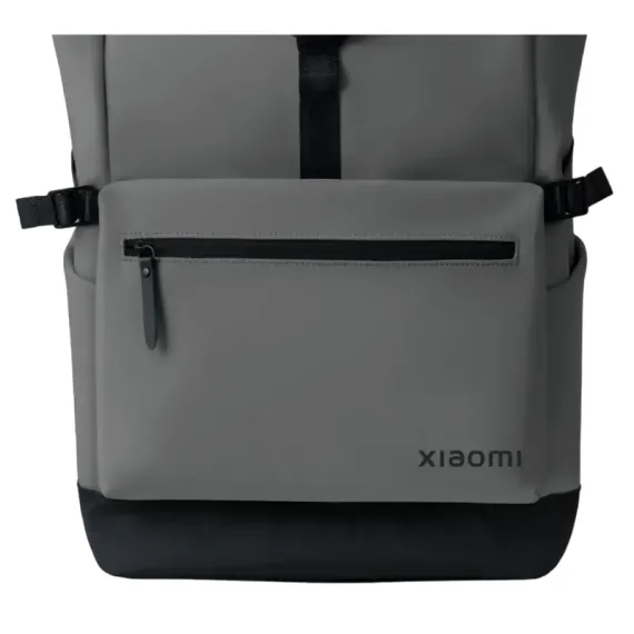РЮКЗАК XIAOMI ROLL TOP CASUAL, 15.6", ТКАНЬ, ПОЛИУРЕТАН, ПОЛИЭСТЕР, СЕРЫЙ