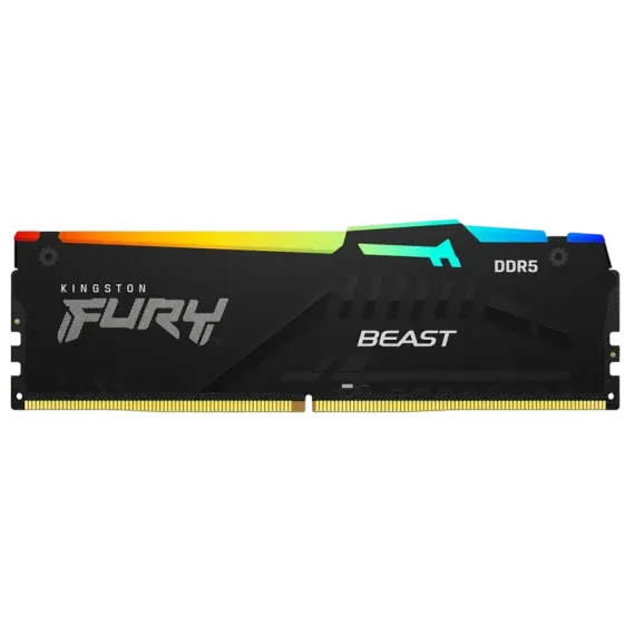 ОПЕРАТИВНАЯ ПАМЯТЬ KINGSTON FURY BEAST RGB, DDR5 SDRAM, 6400 МГЦ, 64ГБ, KF564C32BBEAK2-64