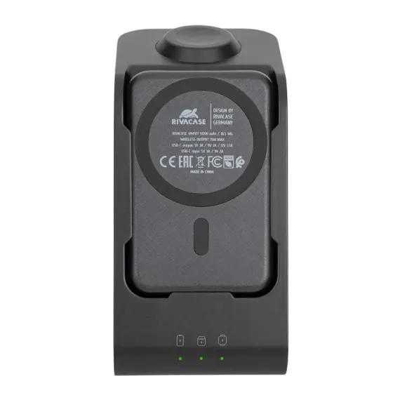 ПОРТАТИВНОЕ ЗАРЯДНОЕ УСТРОЙСТВО RIVACASE VA4917, 500МА·Ч, ЧЁРНЫЙ